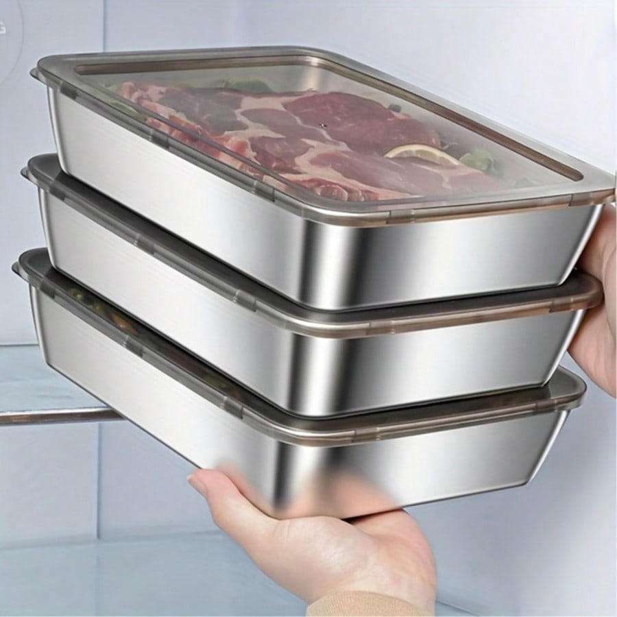 Meal Prep Box - Juego de 6 recipientes (3 cajas