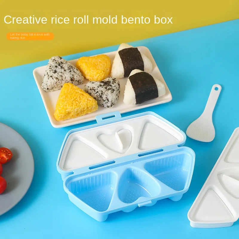 Meal Prep Japanese - Herramienta plegable portátil triangular para arroz