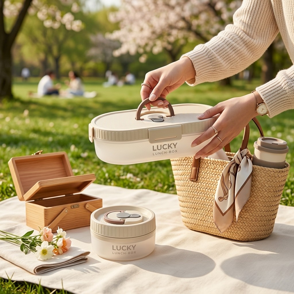 Meal Prep Kinder - Lonchera Bento Portátil, Juego de 3