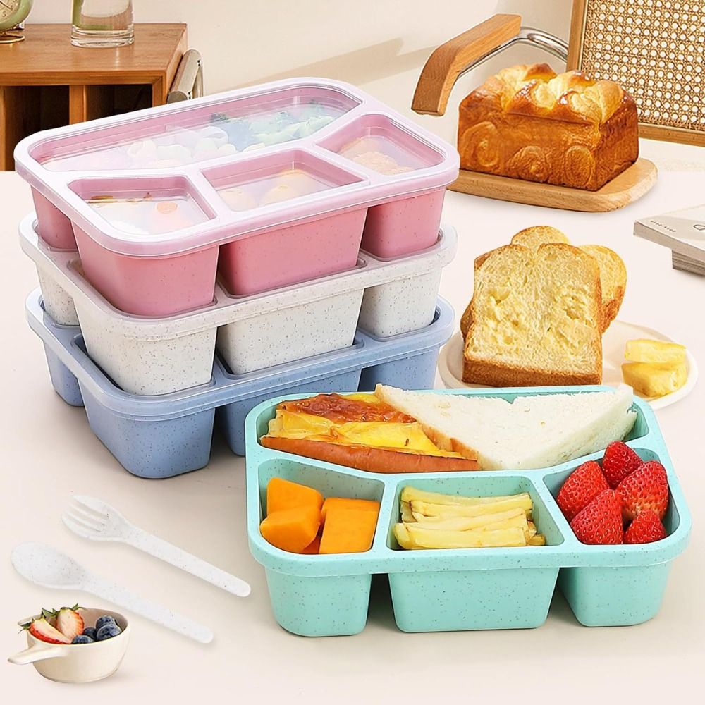 Meal Prep Kinder - Cajas de aperitivos apilables para niños,