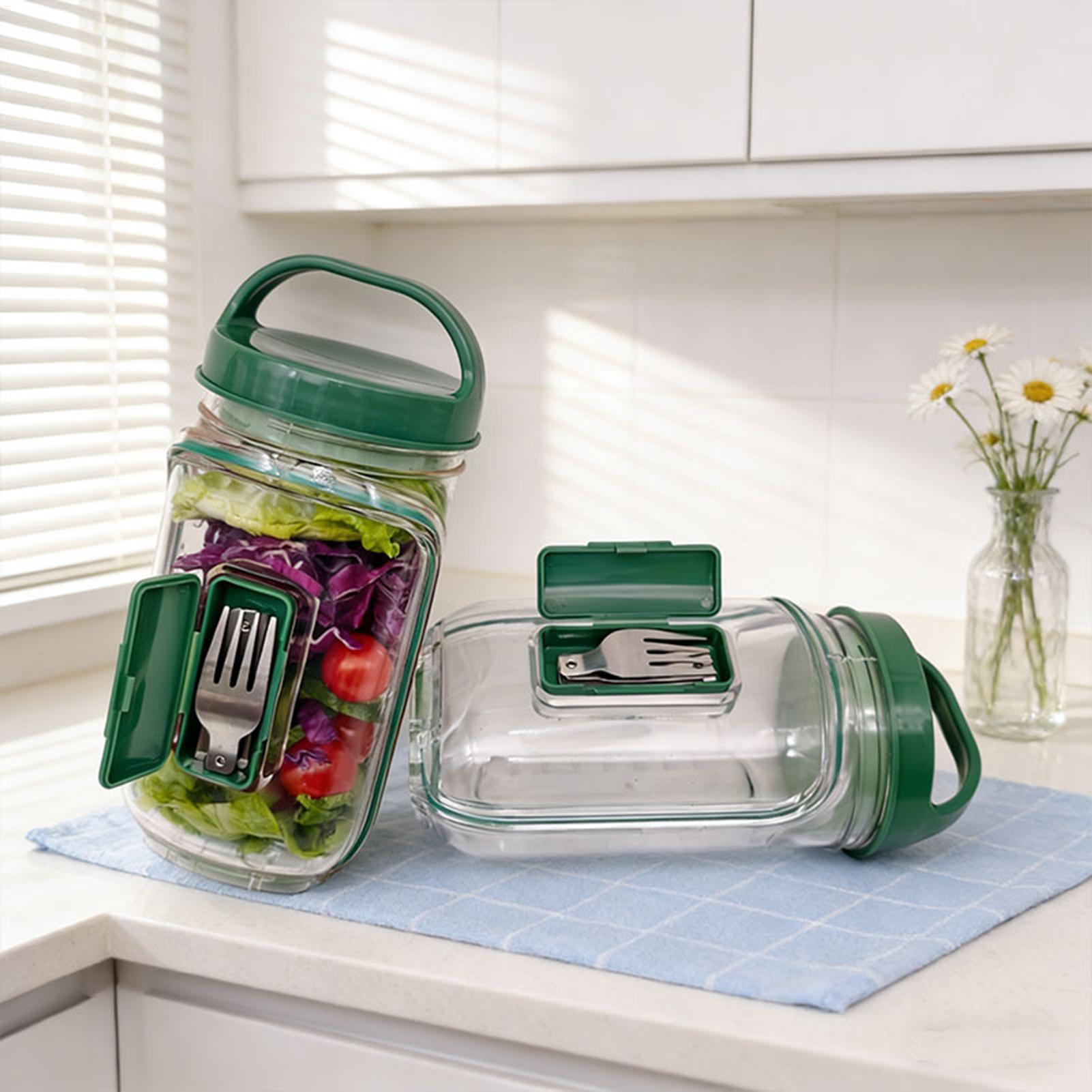 Meal Prep Gym - Contenedor de Ensalada Hermético de 1000