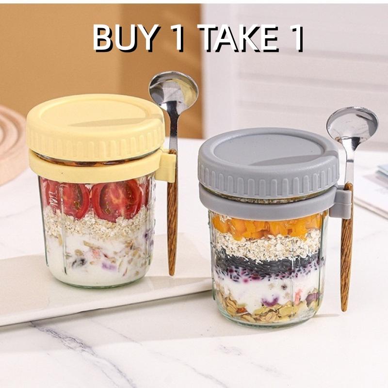 Overnight Oat Jar - Tarro de avena de noche de
