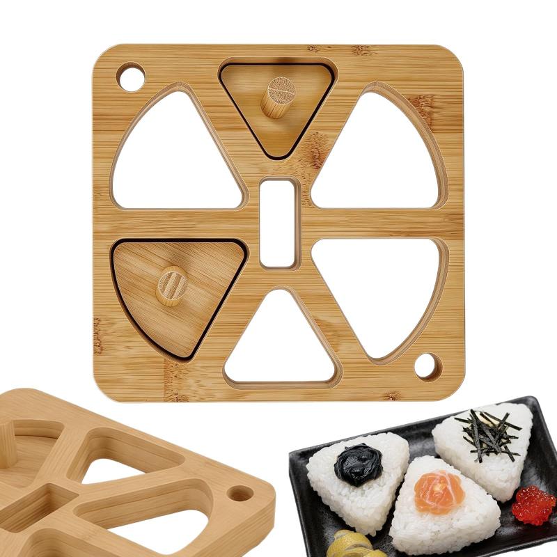 Meal Prep Japanese - Molde de madera para Onigiri (bolas