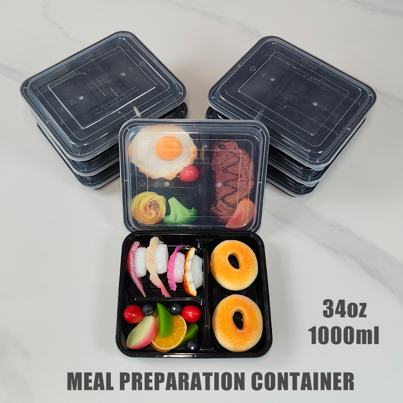 Meal Prep Gym - Contenedores para preparar comidas de 3