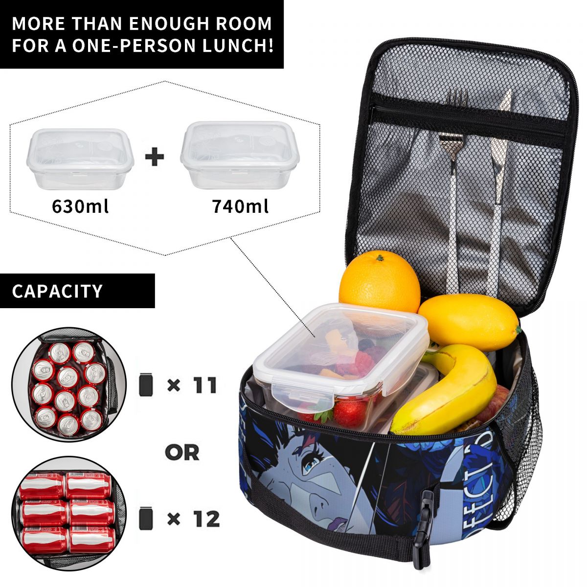 Bolsa de almuerzo clásica perf - Meal Prep Japanese reseña y precio