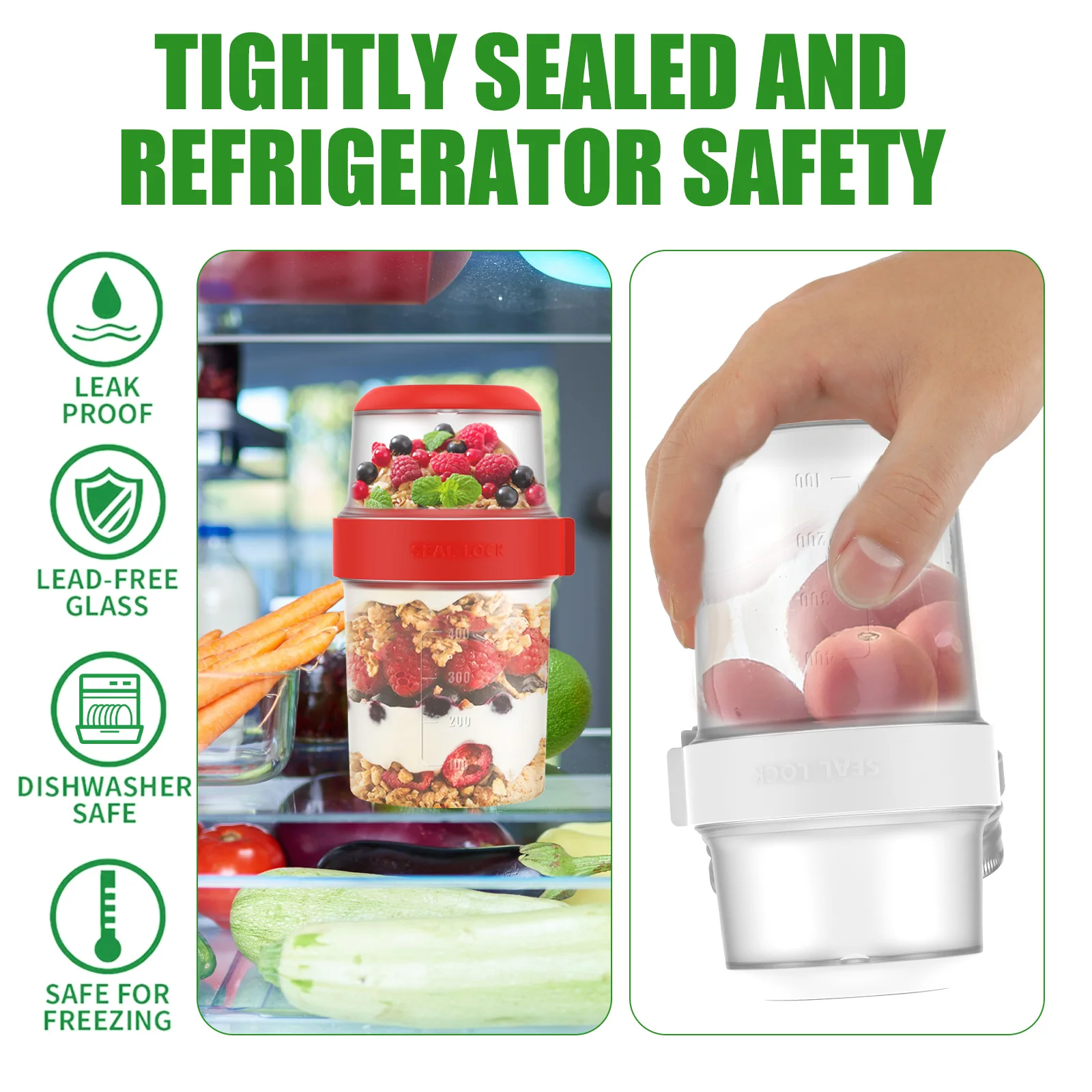 Tazas de desayuno reutilizable - Overnight Oat Jar reseña y precio
