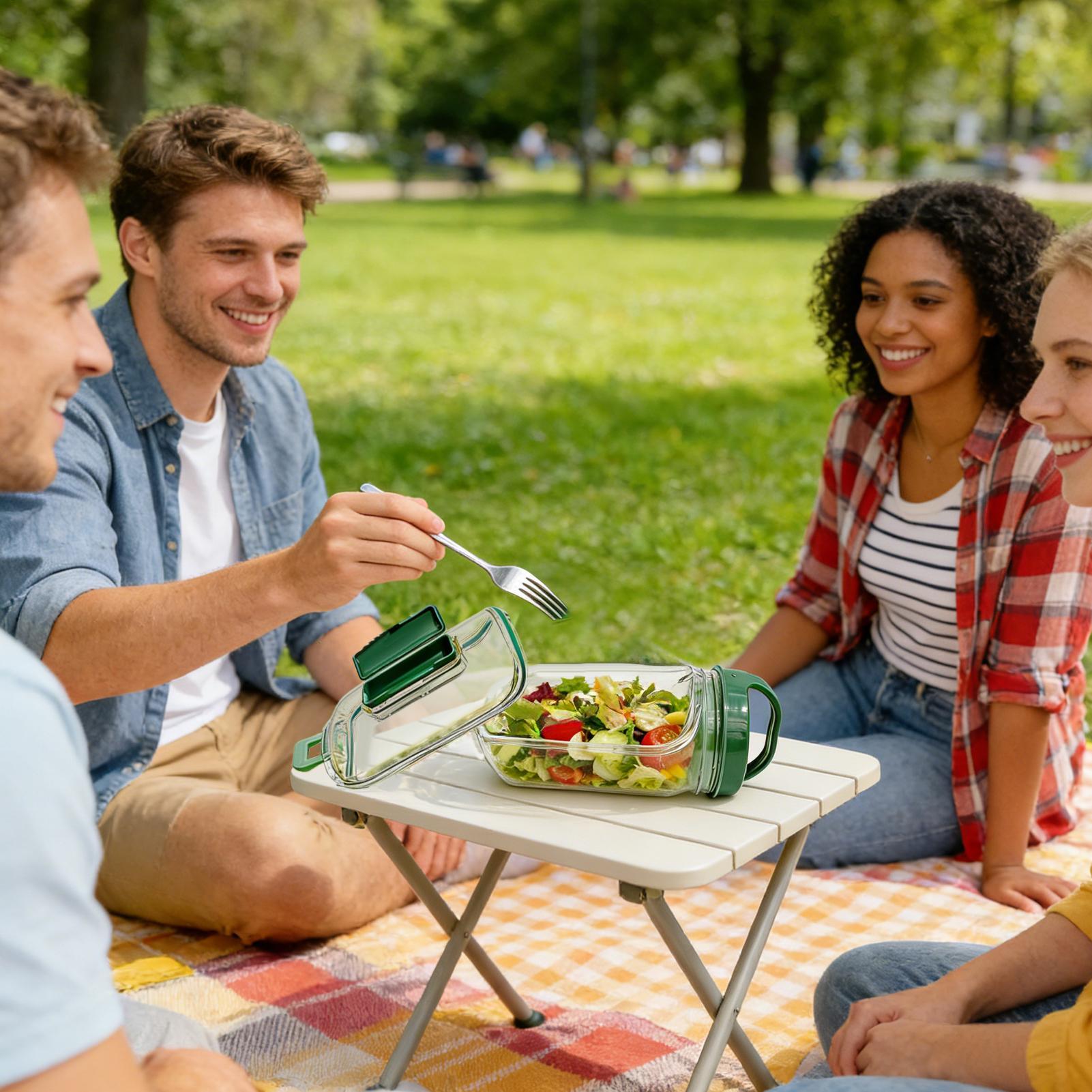 Recipiente para Ensaladas con  - Meal Prep Gym reseña y precio