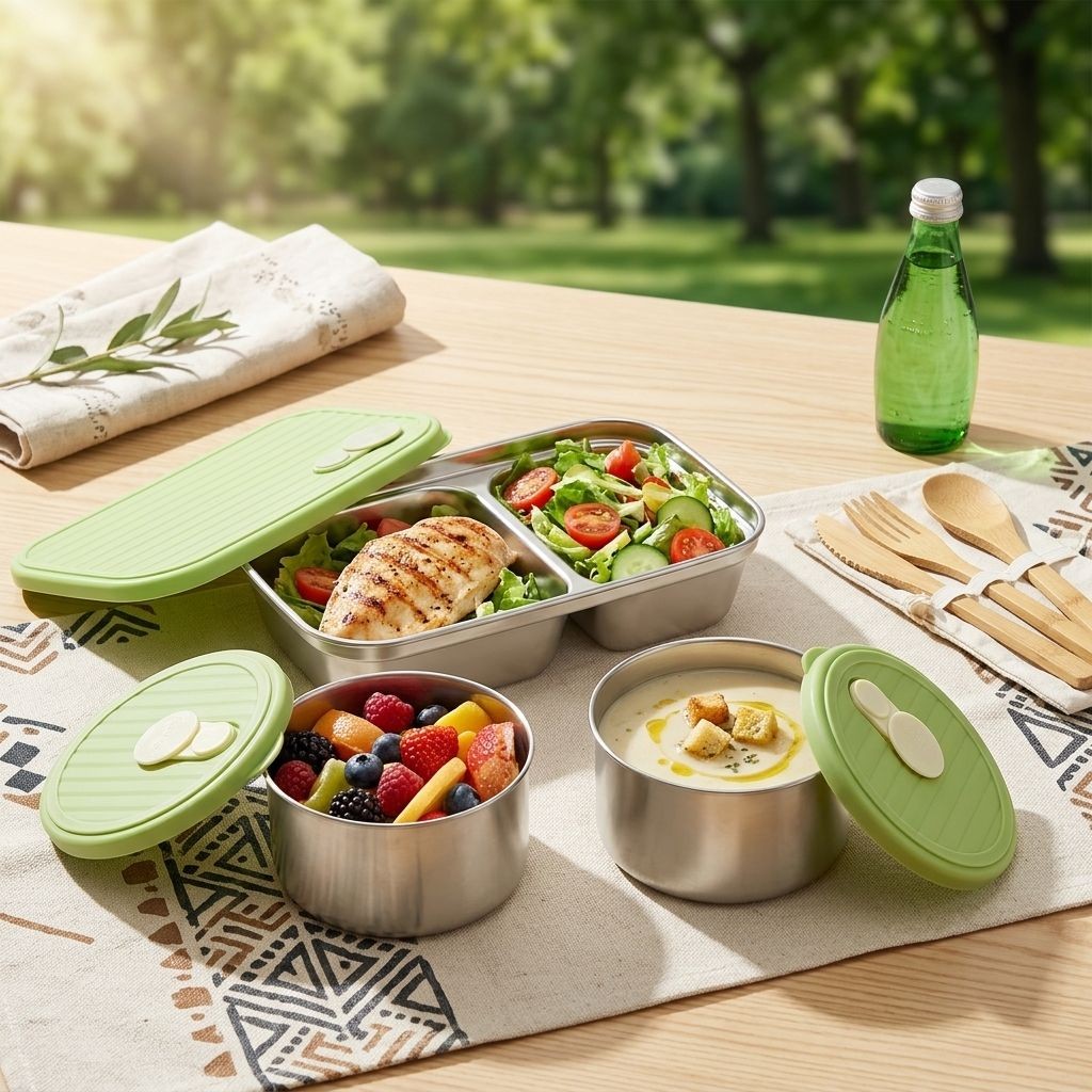 Lonchera de Acero Inoxidable 3 - Meal Prep Kinder reseña y precio