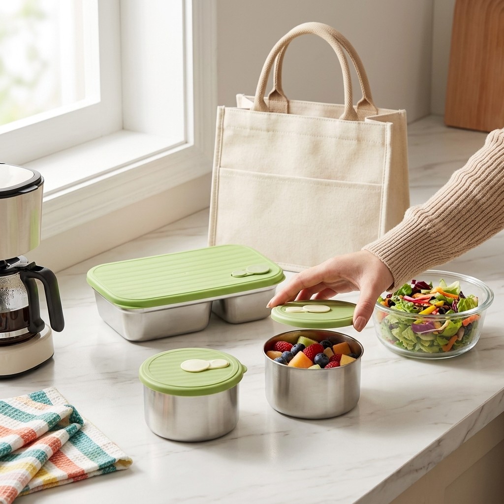 Lonchera de Acero Inoxidable 3 - Meal Prep Kinder reseña y precio