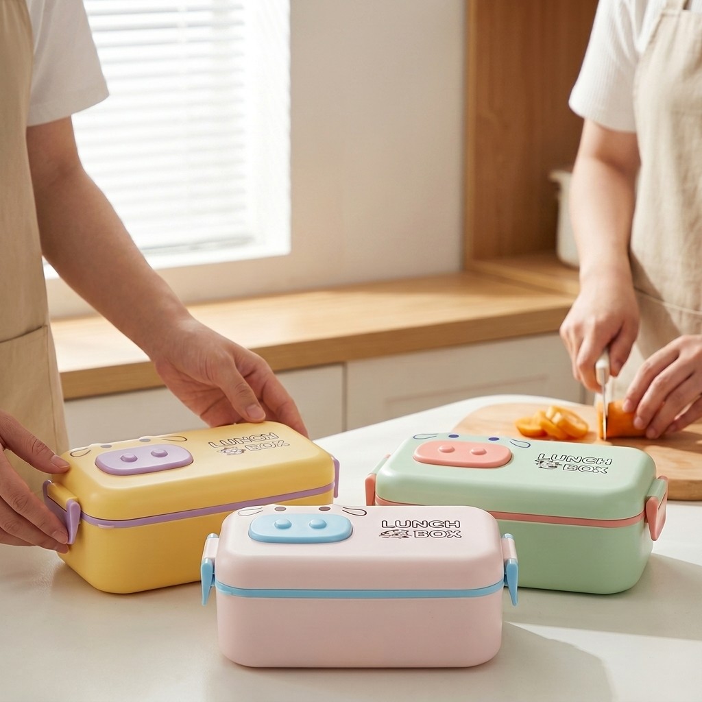 Lonchera Kawaii de Plástico pa - Meal Prep Kinder reseña y precio