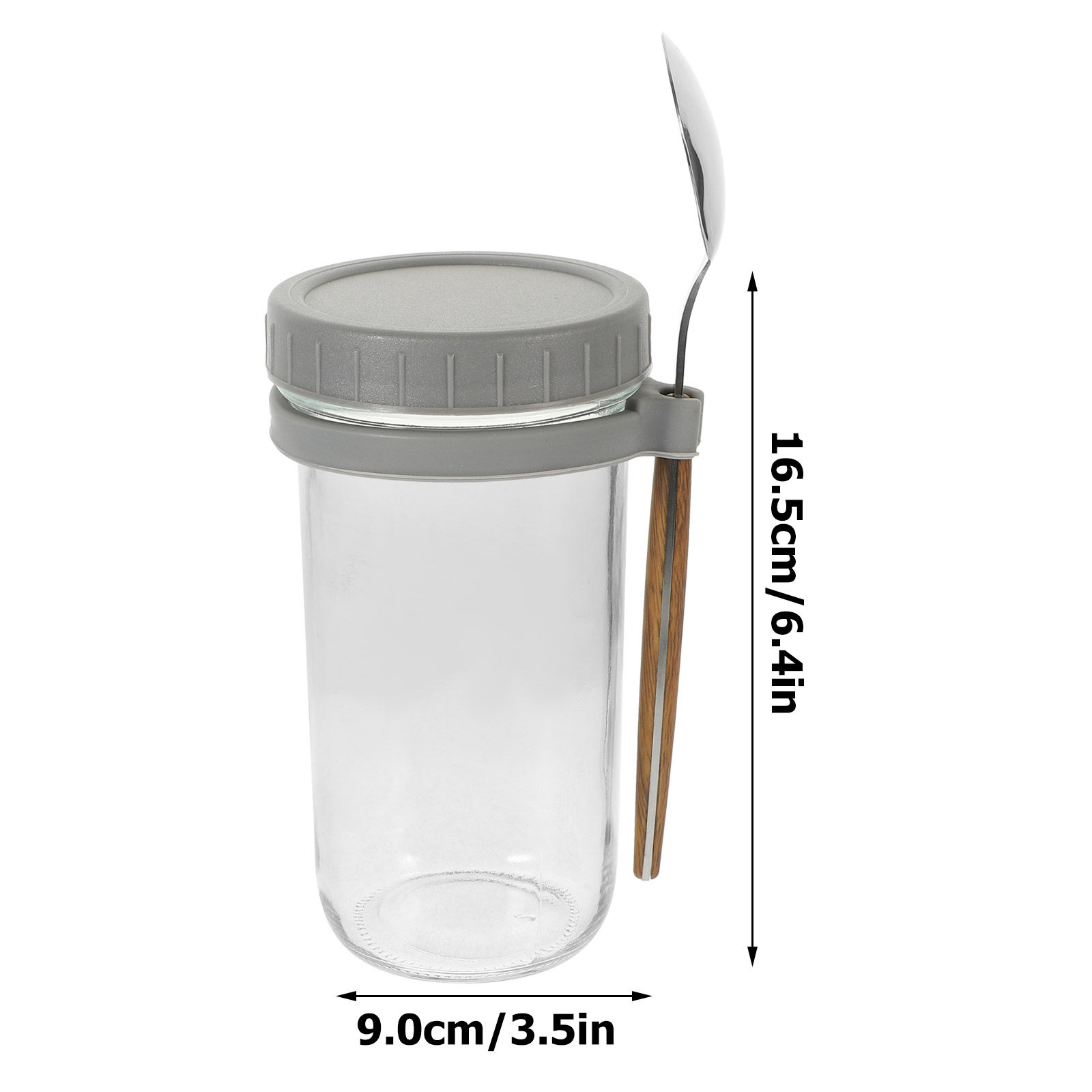 Juego de 1 Vaso de Vidrio Herm - Overnight Oat Jar reseña y precio