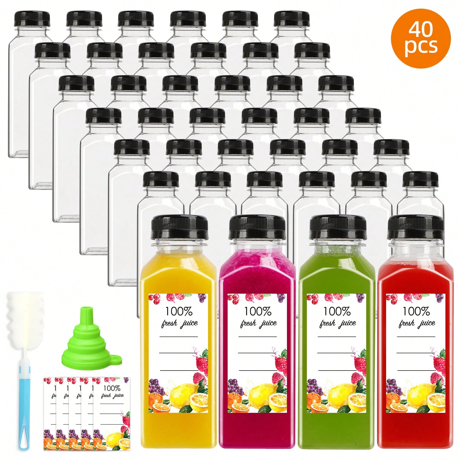 Botellas de Plástico Modernas  - Meal Prep Juice reseña y precio