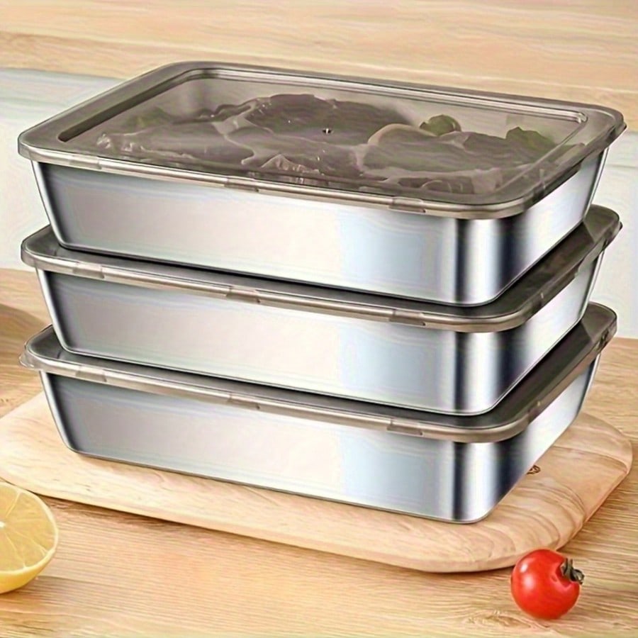 Juego de 6 recipientes (3 caja - Meal Prep Box reseña y precio