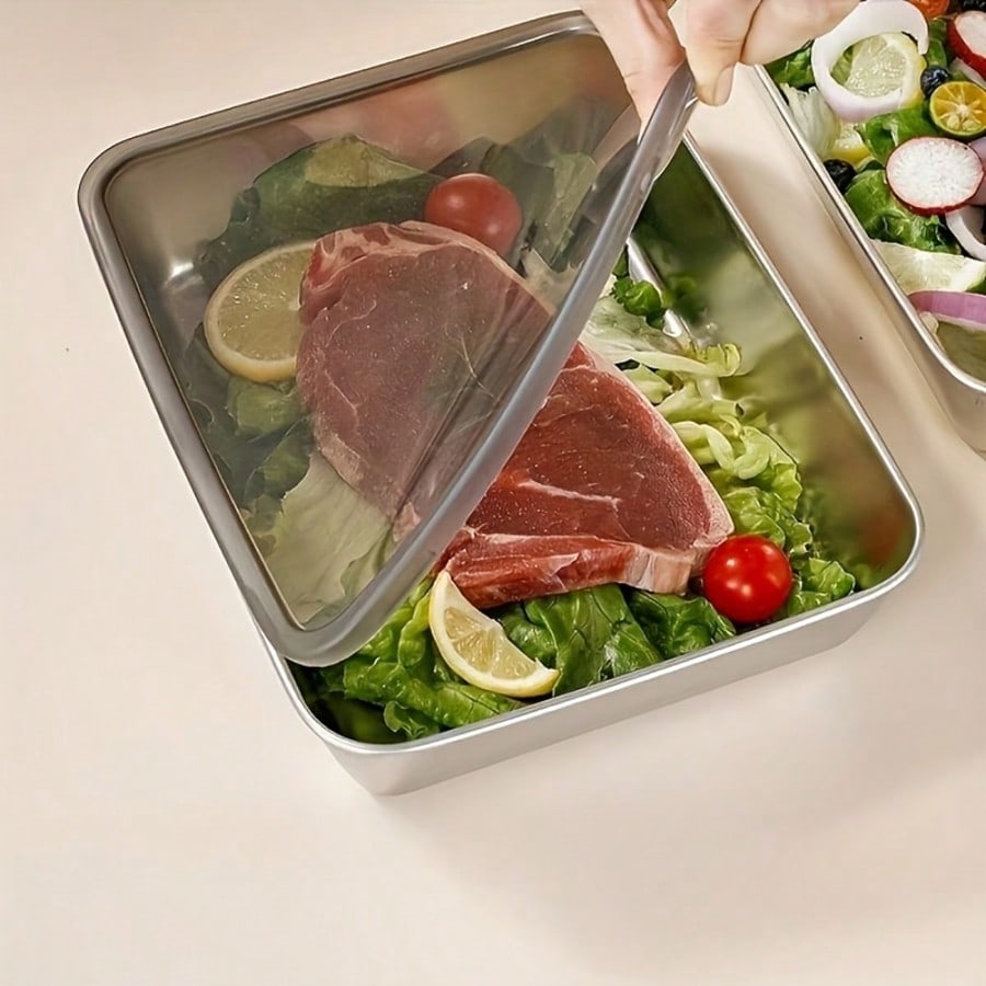 Juego de 6 recipientes (3 caja - Meal Prep Box reseña y precio