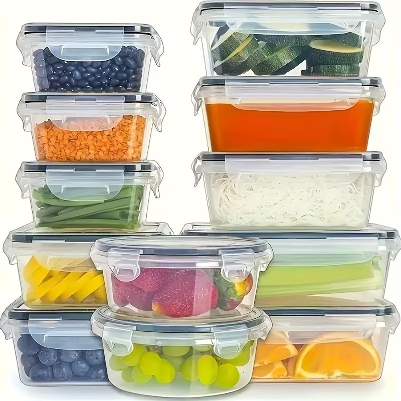 Juego de 4 Recipientes Transpa - Meal Prep Box reseña y precio