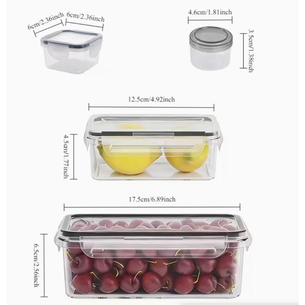 Juego de 4 Recipientes Transpa - Meal Prep Box reseña y precio