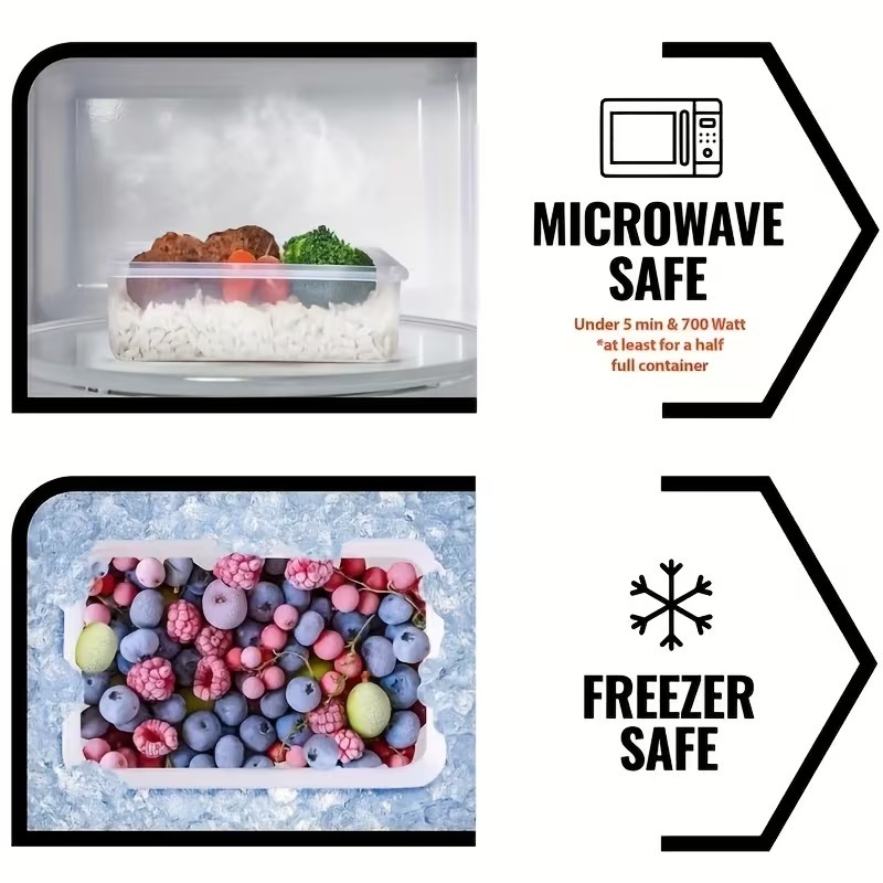 Juego de 4 Recipientes Transpa - Meal Prep Box reseña y precio