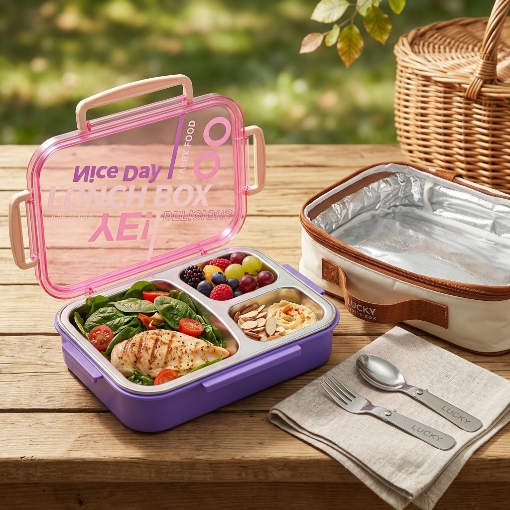 Lonchera de Acero Inoxidable 3 - Meal Prep Kinder reseña y precio