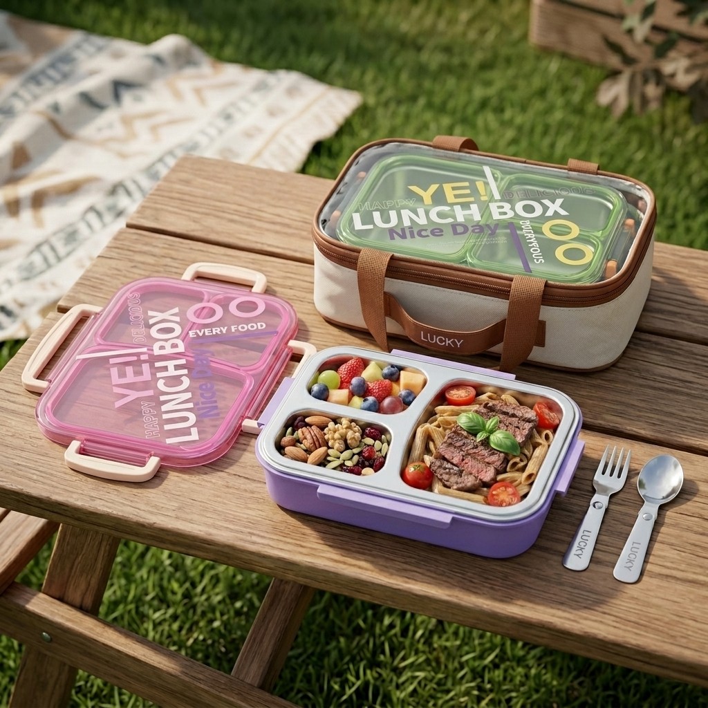 Lonchera de Acero Inoxidable 3 - Meal Prep Kinder reseña y precio