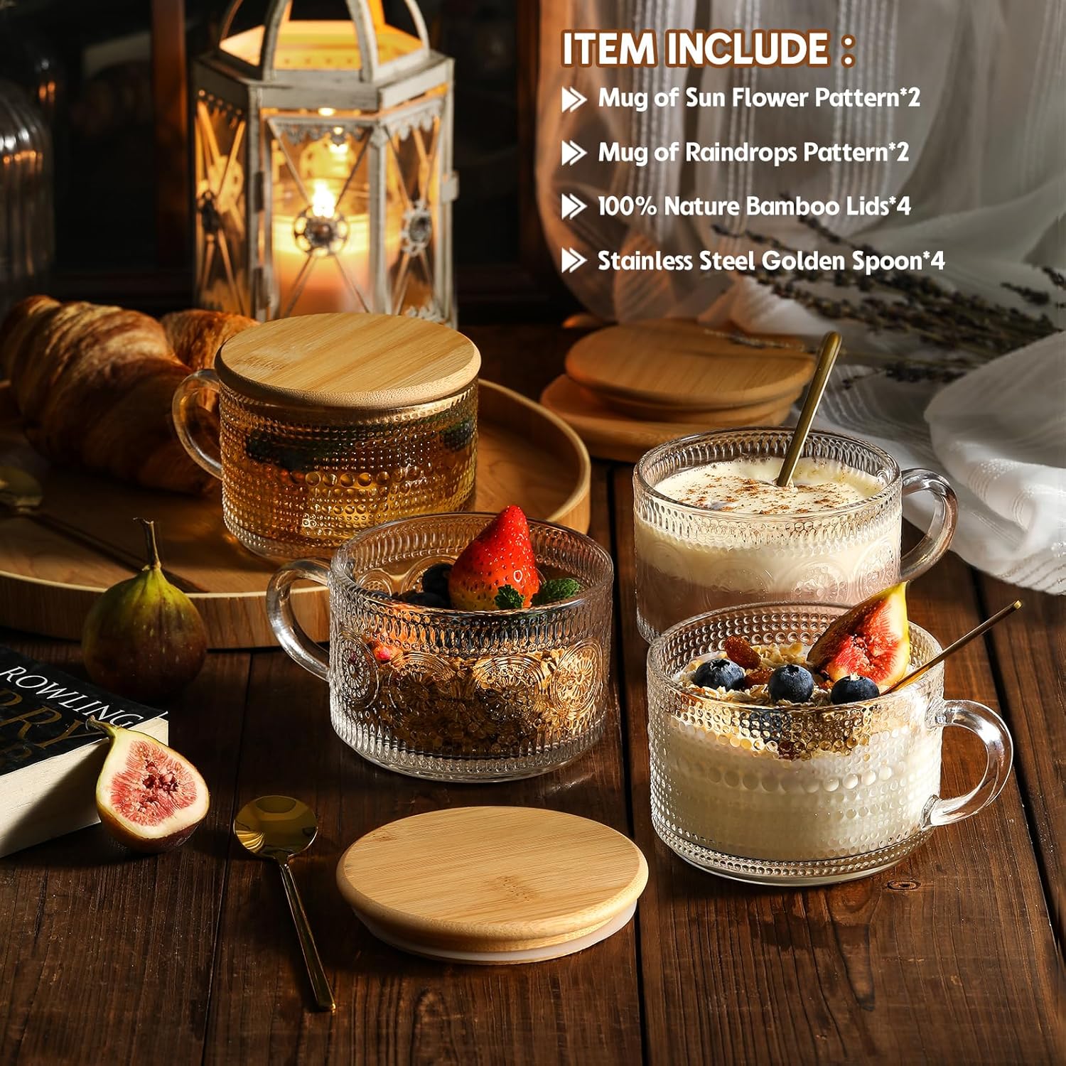 Juego de regalo de 4 piezas de - Overnight Oat Jar reseña y precio