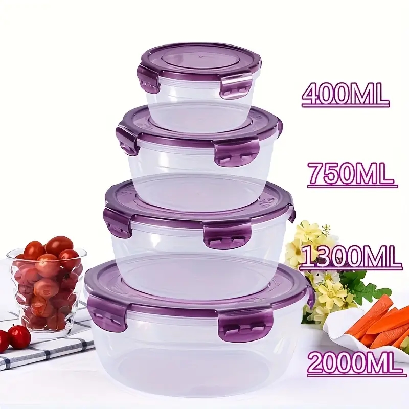 4 Recipientes de Plástico para - Meal Prep Box reseña y precio