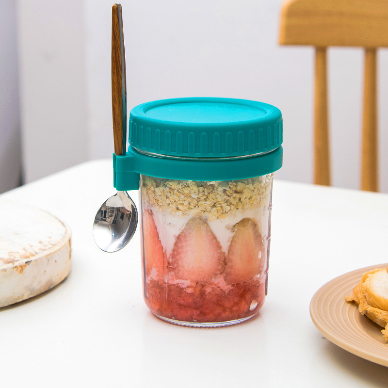 Tarro de vidrio para avena noc - Overnight Oat Jar reseña y precio