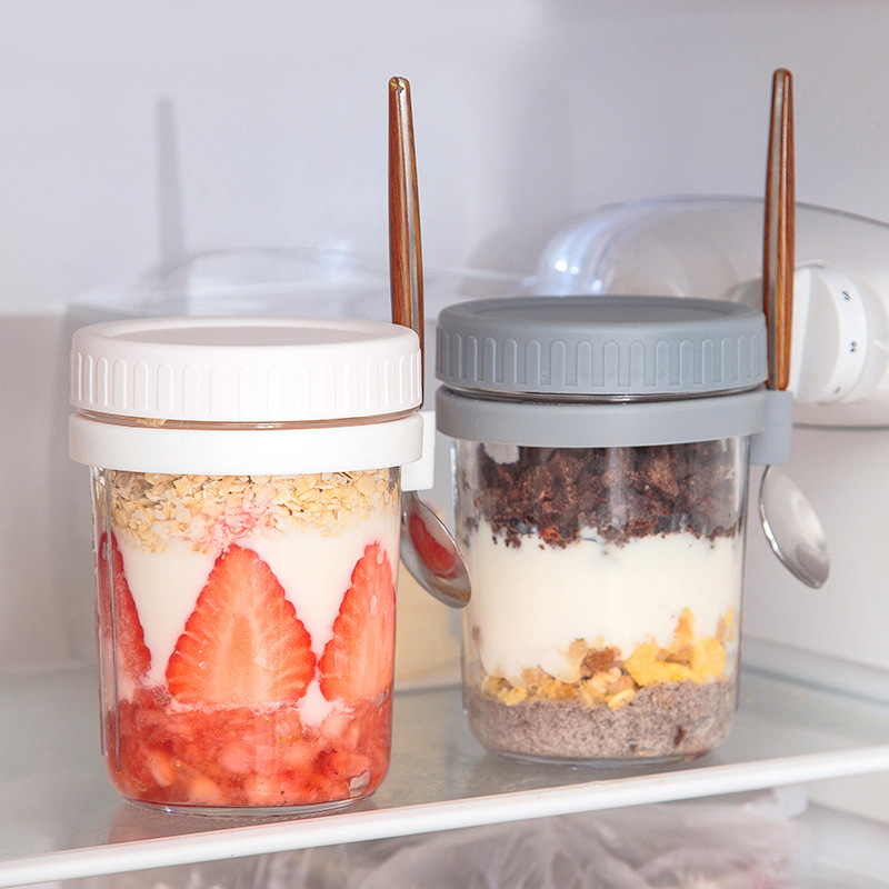 Tarro de vidrio para avena noc - Overnight Oat Jar reseña y precio