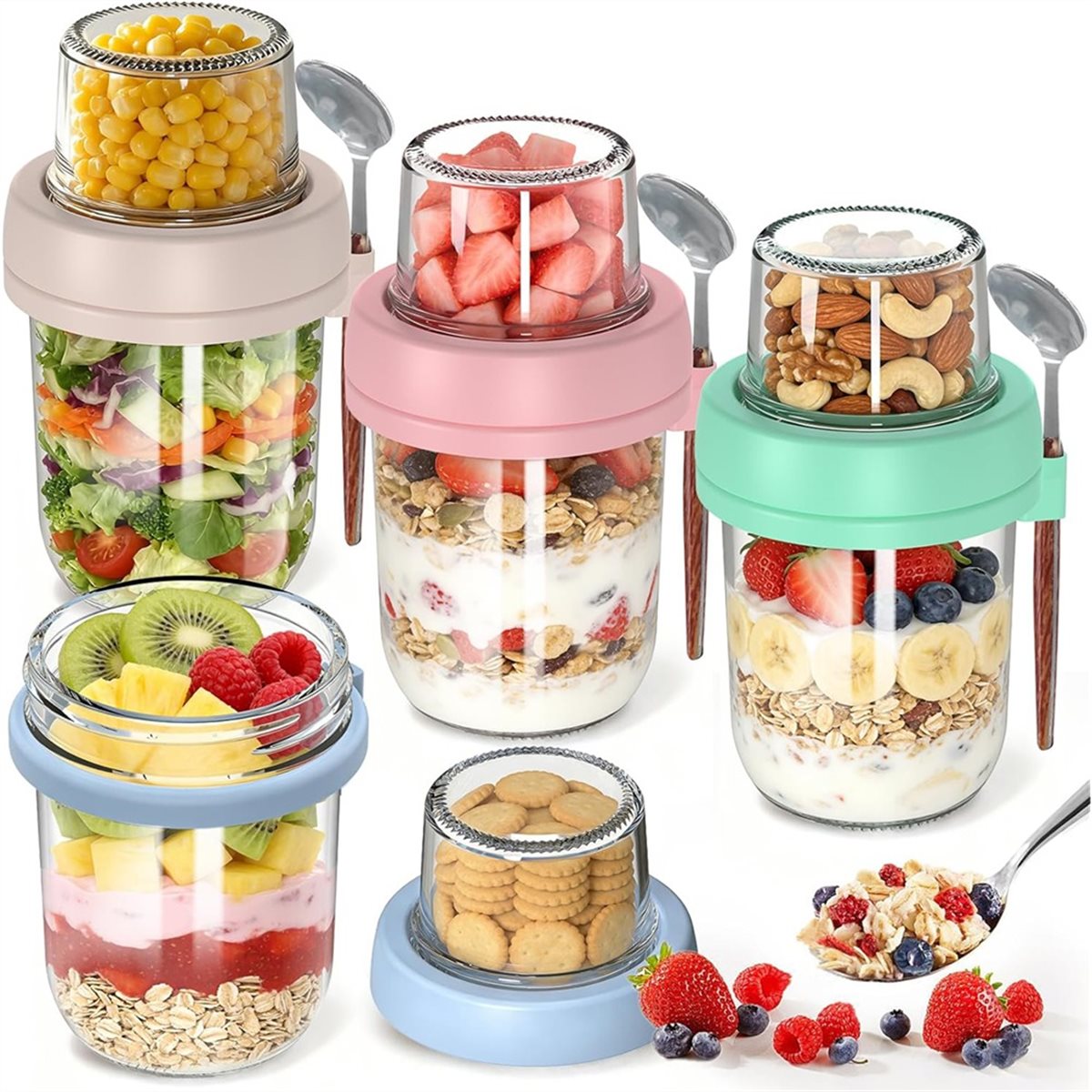 Recipientes Ligeros para Avena - Overnight Oat Jar reseña y precio