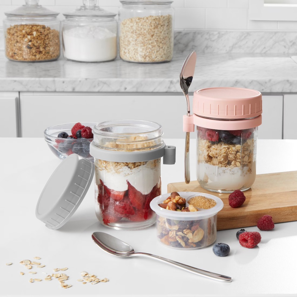 Recipiente portátil para avena - Overnight Oat Jar reseña y precio