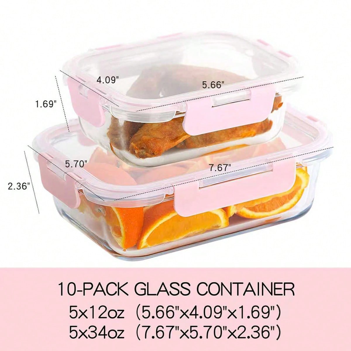 Paquete de 10 recipientes de v - Meal Prep Box reseña y precio