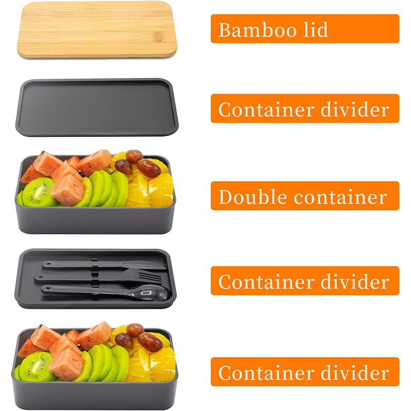 Caja Bento japonesa con tapa d - Meal Prep Japanese reseña y precio