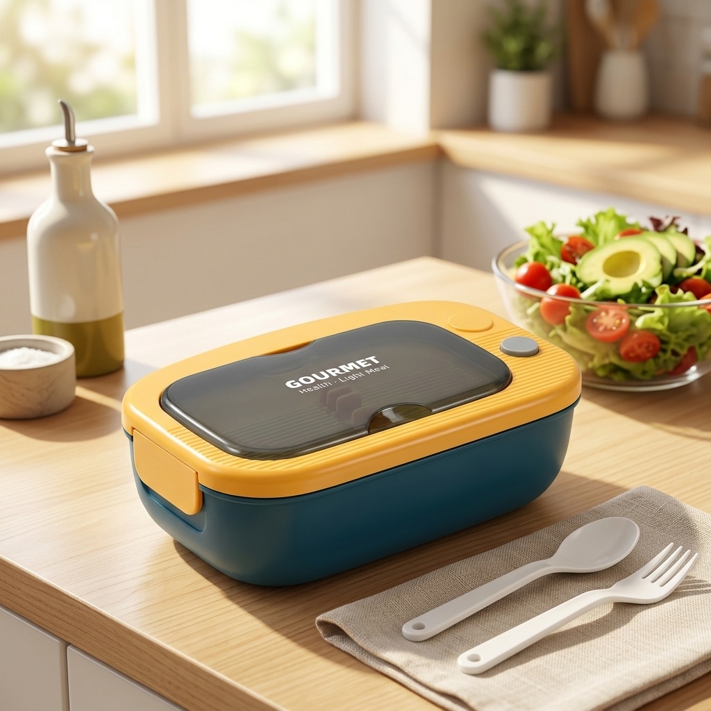 Lonchera Bento de Plástico con - Meal Prep Kinder reseña y precio