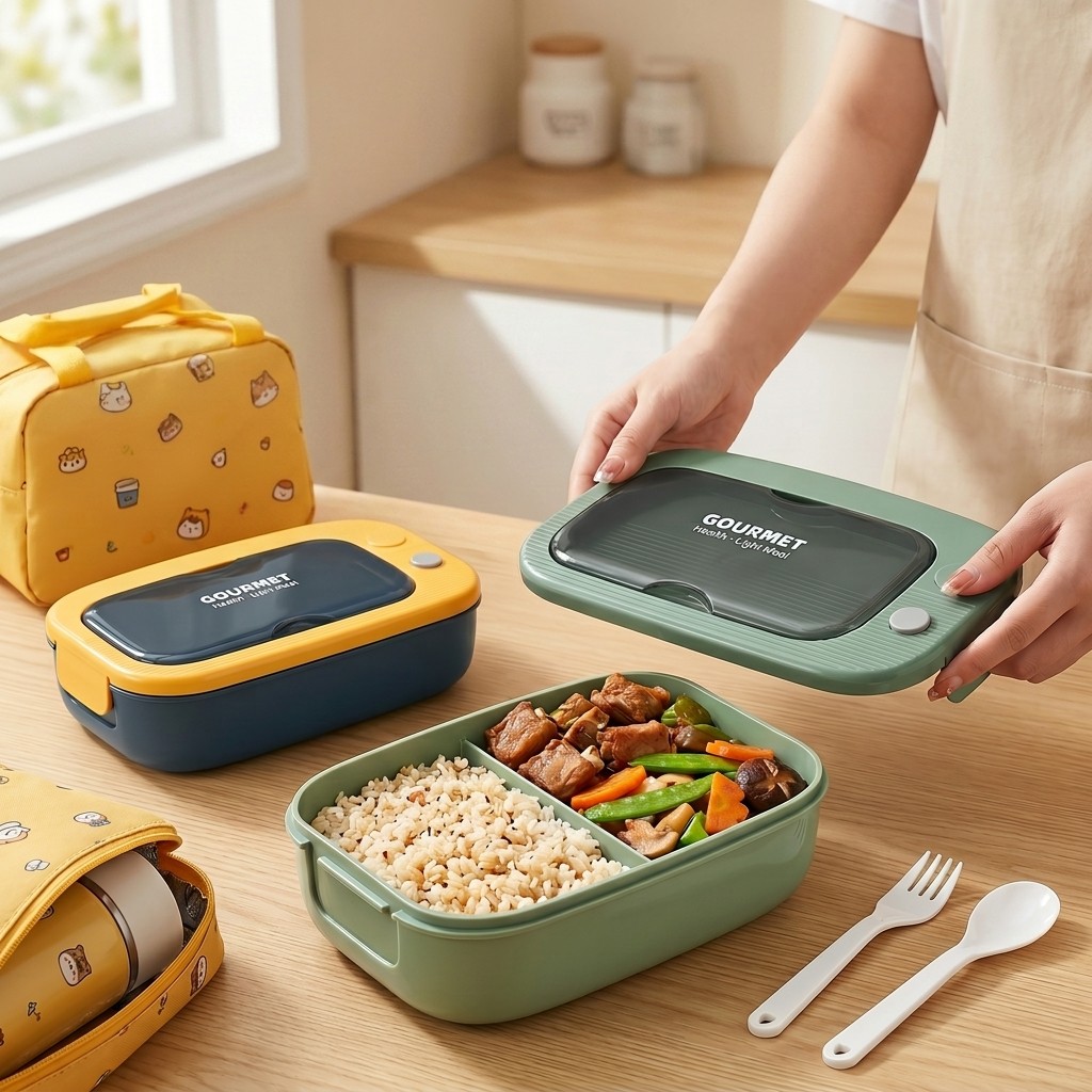 Lonchera Bento de Plástico Apt - Meal Prep Kinder reseña y precio