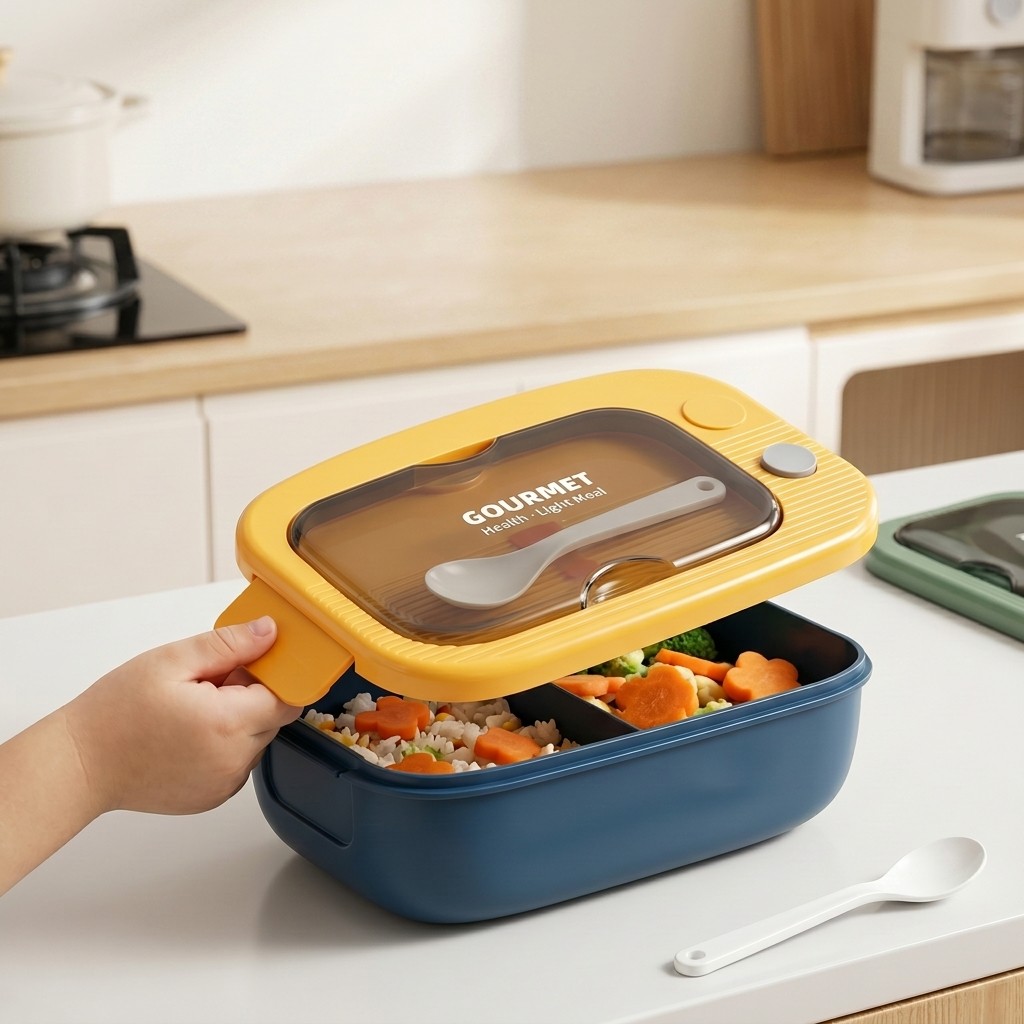 Lonchera Bento de Plástico Apt - Meal Prep Kinder reseña y precio