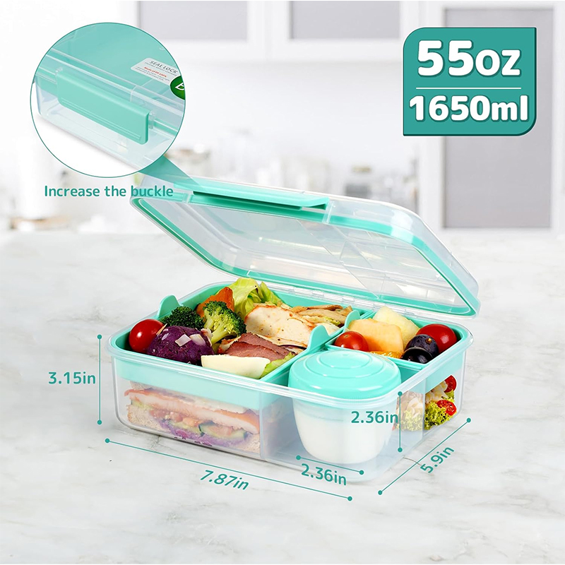 Lonchera Bento de 4 Compartime - Meal Prep Kinder reseña y precio