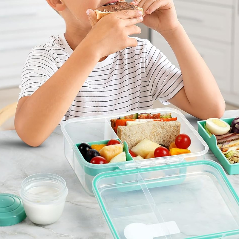 Lonchera Bento de 4 Compartime - Meal Prep Kinder reseña y precio