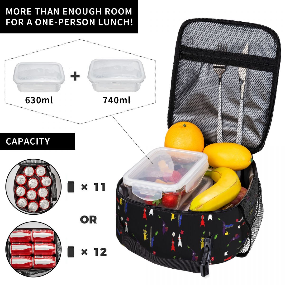 Bolsa de almuerzo femenina con - Meal Prep Yellow reseña y precio