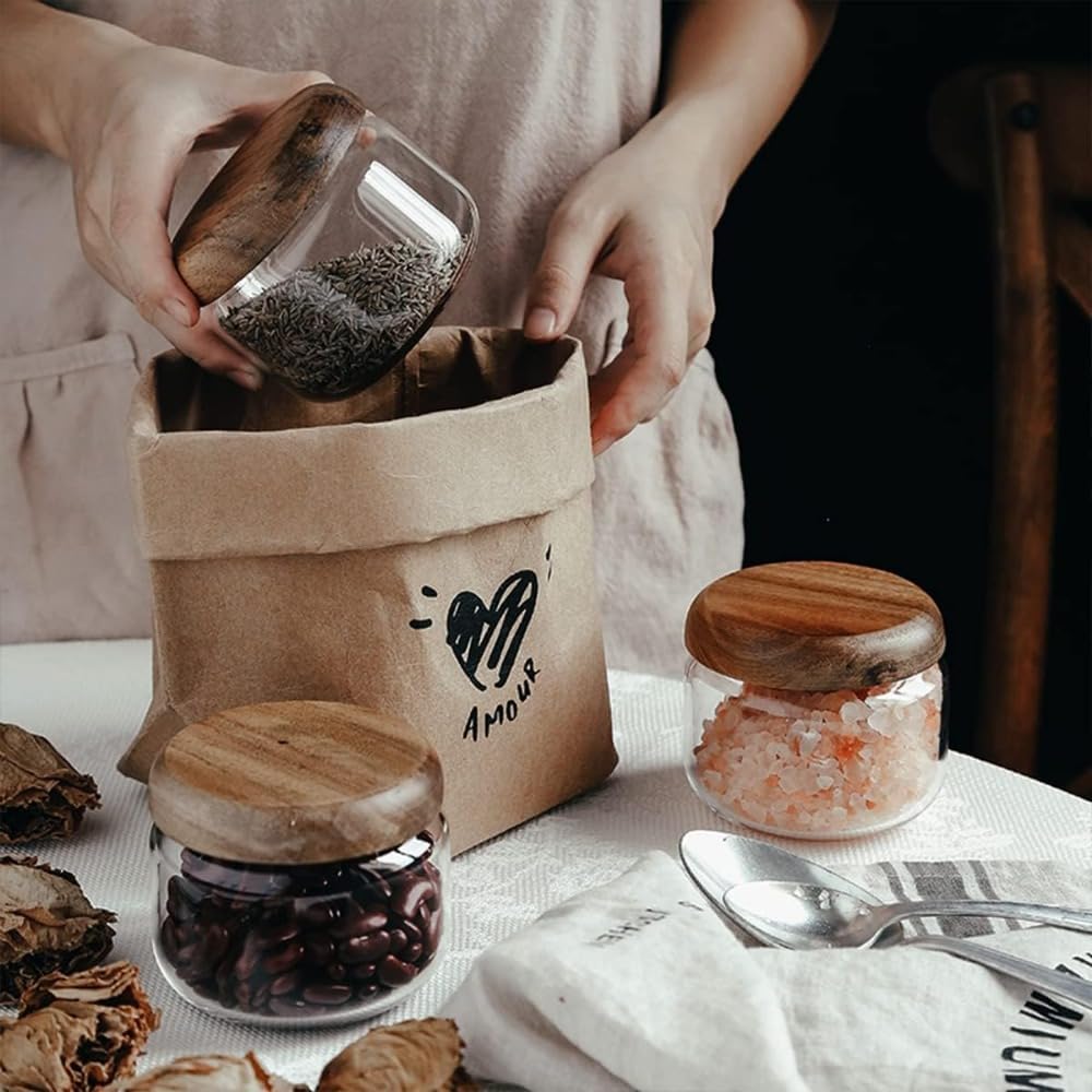 Recipientes de vidrio para ali - Overnight Oat Jar reseña y precio