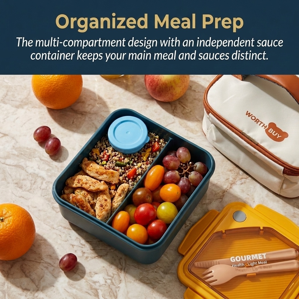 Lonchera Bento de Plástico Apt - Meal Prep Kinder reseña y precio