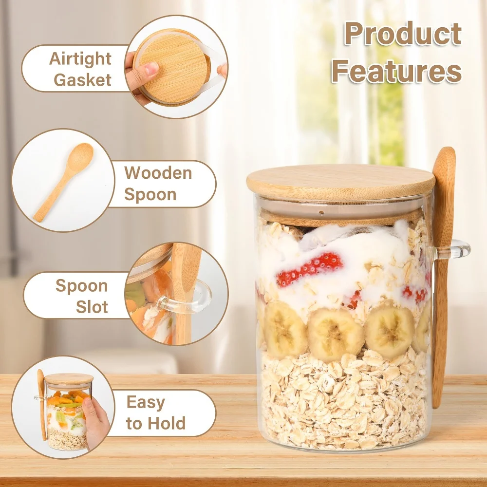 Recipientes para avena nocturn - Overnight Oat Jar reseña y precio