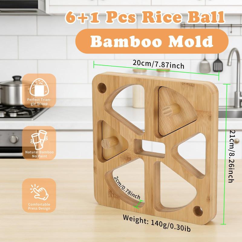 Molde de madera para Onigiri ( - Meal Prep Japanese reseña y precio