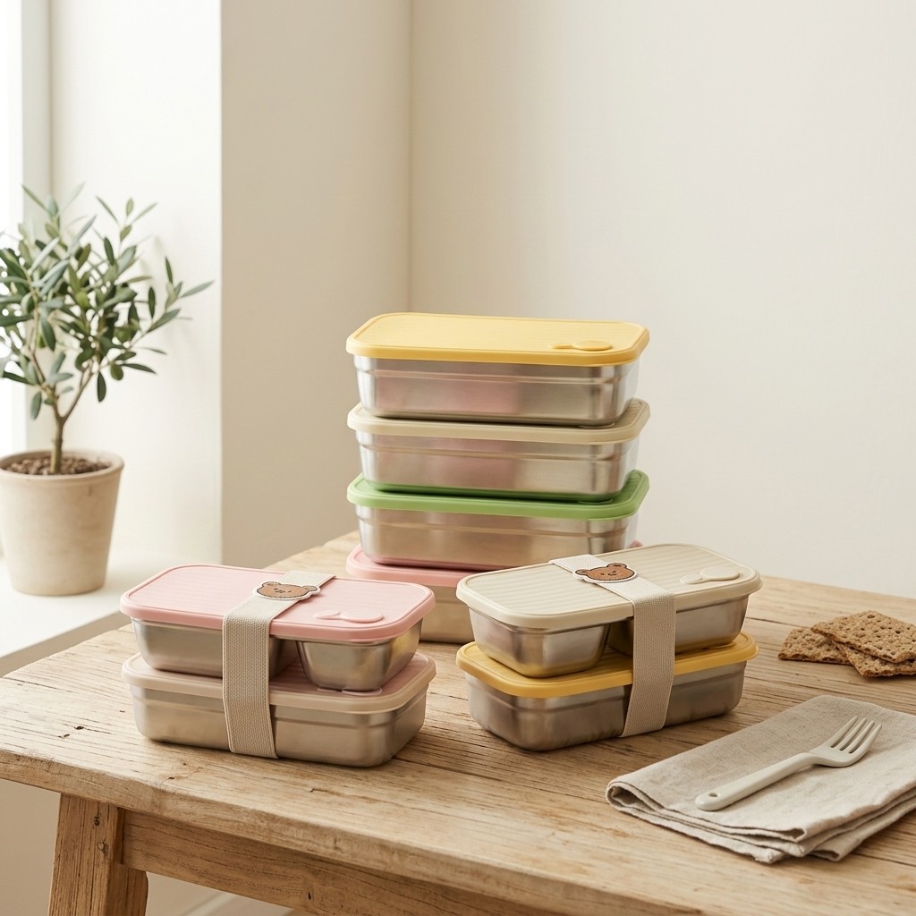 Lonchera Bento de Acero Inoxid - Meal Prep Kinder reseña y precio