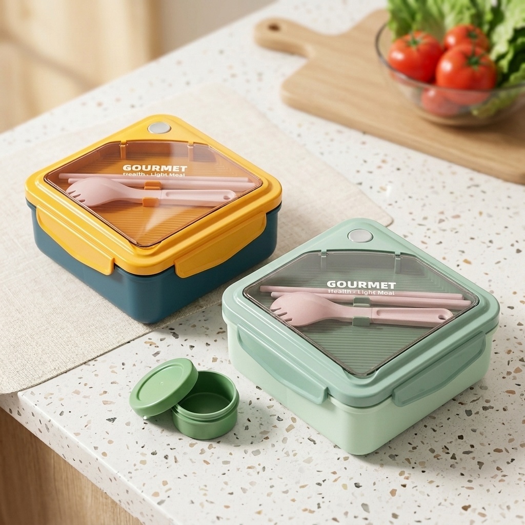 Lonchera Bento de Plástico Sel - Meal Prep Kinder reseña y precio