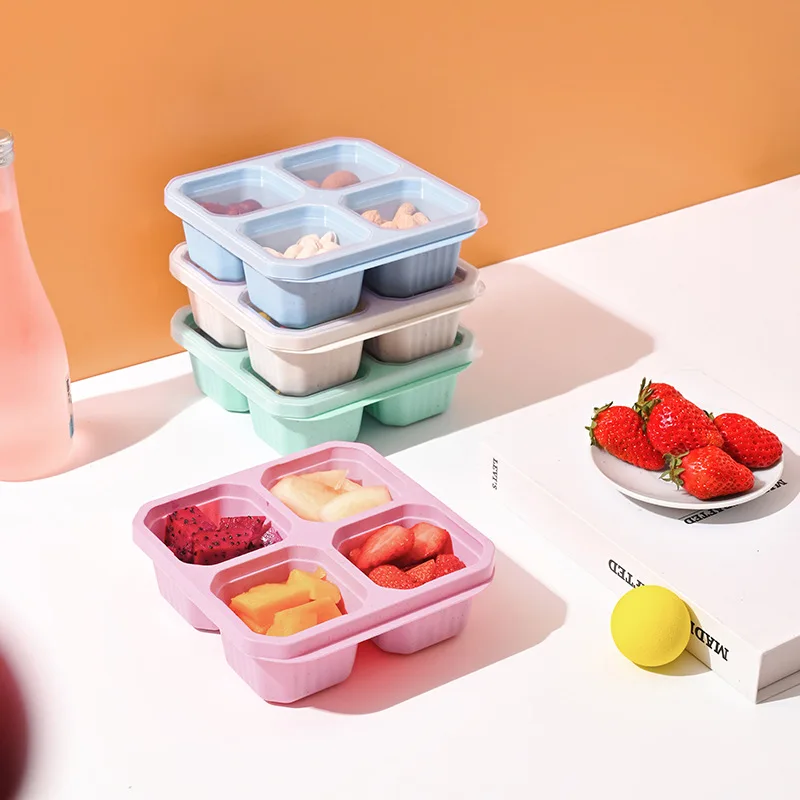 Caja de aperitivos de 4 rejill - Meal Prep Kinder reseña y precio