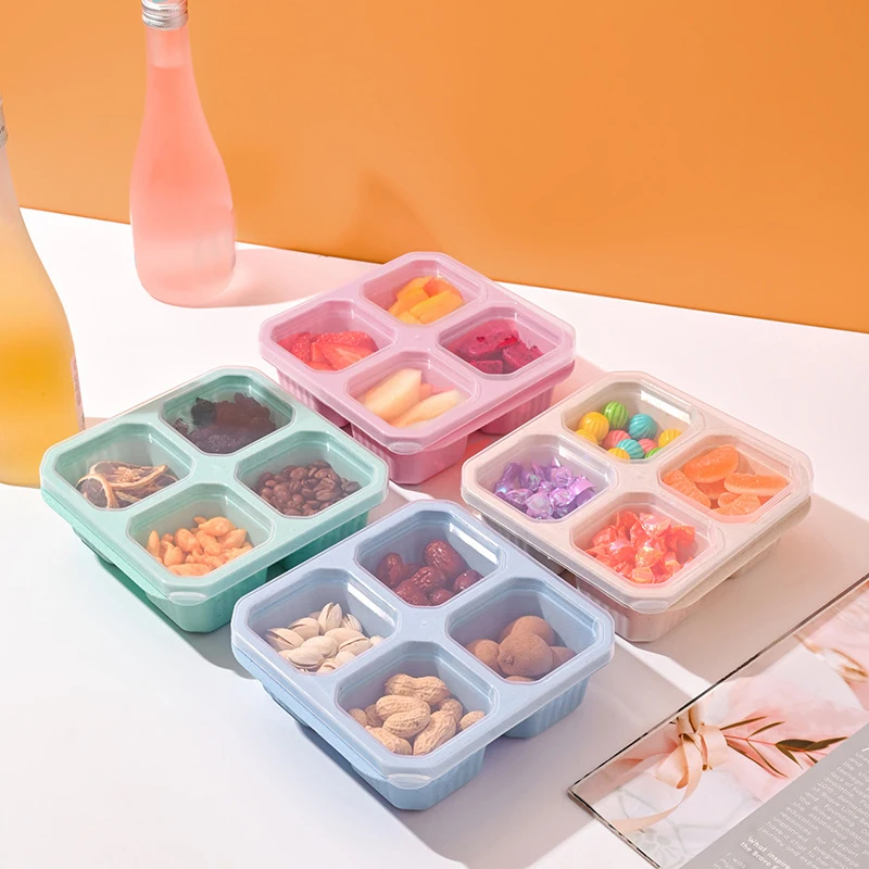Caja de aperitivos de 4 rejill - Meal Prep Kinder reseña y precio